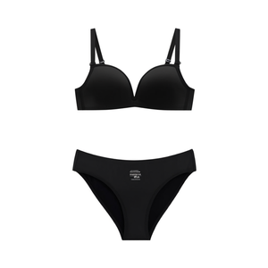 Costume da bagno intero HDJ Plus Size Push Up con scollo profondo, tinta unita, per donna SQ69023 - Product Image 1