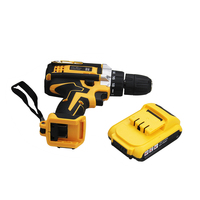 Perceuse électrique sans fil à batterie au lithium rechargeable 21V, ensemble d'outils à main pour perceuse sans fil