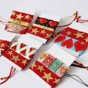 Braccialetto Go2boho con Perline Miyuki <span class=keywords><strong>a</strong></span> Forma di Cuore, Gioiello Bohémien Fatto <span class=keywords><strong>a</strong></span> Mano, Pulsera con Perline per Donne - Product Image 1