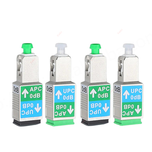 SC-SC อะแดปเตอร์ใยแก้วนำแสงเชื่อมต่อสายเคเบิลใยแก้วนำแสงหัวต่อ APC UPC Coupler SC ตัวผู้เป็นตัวเมีย UPC-APC - Product Image 1