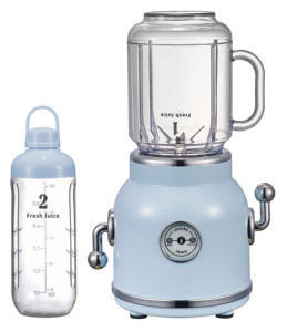 Extracteur de jus centrifuge électrique style <span class=keywords><strong>vintage</strong></span> 350W, 2 vitesses, acier inoxydable avec bouteille de 600 ml, pour la maison et la cuisine - Product Image 4