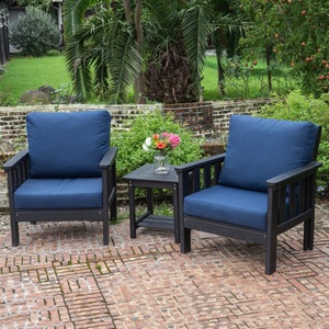 Mobilier de jardin extérieur réglable Style traditionnel Reciling canapé chaise et table à thé pour cour parc Villa ferme - Product Image 5