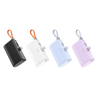 Batería Externa Portátil de 10000mAh y 22.5W con Carga Rápida y Cable Doble Integrado, Venta al Por Mayor