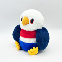 Animal en Peluche Réaliste Doux Logo Personnalisé Faucon Oiseau Mini Aigle en Peluche Jouet Animal en Peluche Personnalisé Aigle Volant Oiseau Jouets
