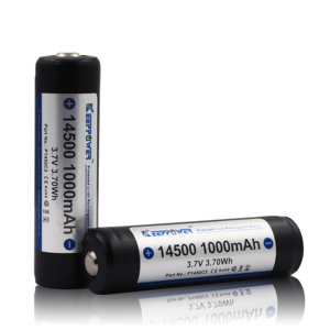 Batería Recargable de Iones de Litio Semi-sólida Protegida KeepPower 14500 de 1000mAh y 3.7V para Herramientas Eléctricas y Linterna P1450C2 - Product Image 1