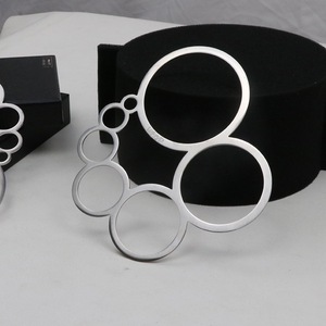 Regla circular de acero inoxidable de varios tamaños, 8,5, 10,5, 20, 30, 40, 50, 64mm, herramienta de dibujo para experimentos científicos DIY - Product Image 3