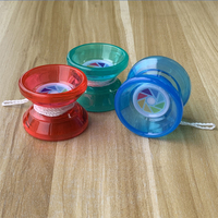 Yo-yo classique coloré pour enfants avec logo personnalisé, en plastique, à roulement, pour jeu de lancer-récupération, directement de l'usine