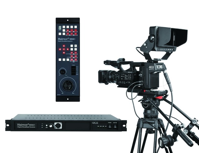 MS480 4K EFP Rear-Mounted System for Shoulder Cameras - Includes Adapter, Base Station, and RCP Remote Control Panel