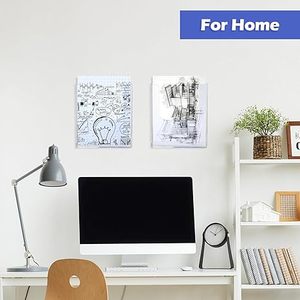 8 gói Wall Mount Brochure chủ 8.5x11 inch rõ ràng Acrylic Tạp Chí tập sách hiển thị đứng nhựa tập tin mail Rack hiển thị - Product Image 5