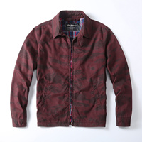 Toile enduite de décoration de bouton d'impression de bouffée de veste bleu marine véritable élégante pour des tenues décontractées d'hiver taille XS ODM