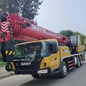 Grue de camion d'occasion de haute qualité SANY 25 tonnes avec équipement de flèche en treillis de moteur Weichai et composants de base pompe moteur boîte de vitesses PLC - Product Image 1