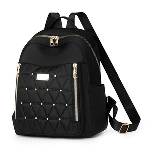 Women's Summer Small Shoulder Bag Versatile Nylon Cloth <b>Lady</b> Style Portable and Large Capacity Waterproof Fashion <b>Backpack</b> - Product Image 1