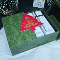 Scatola Regalo Magnetica di Lusso Personalizzabile con Logo, Scatola Rigida in Carta a Doppia Apertura per Cosmetici, Gioielli, Matrimoni, Natale
