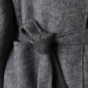 Cappotto invernale da <span class=keywords><strong>donna</strong></span> nuovo materiale da lavoro <span class=keywords><strong>grigio</strong></span> giacca da lavoro con ampia tasca in vita cappotto Double-faced adatto per tutti i giorni - Product Image 2