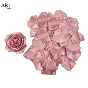 Aierflorist Petali di Rosa Fatti a Mano all'Ingrosso, Confezione di Materiale Semi-Lavorato con Nastro, 100 Pezzi - Product Image 4