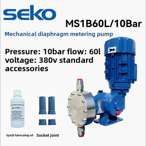 Bomba Dosificadora Química Proporcional SEKO Serie MS1 MS1B108A31C4080, Italia, 60L/h, 10 bar, 1 Año de Garantía - Product Image 1