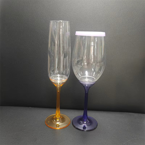 Bicchieri in plastica infrangibili per vino in plastica staccabile per <span class=keywords><strong>champagne</strong></span> in plastica <span class=keywords><strong>con</strong></span> stelo colorato per Whisky <span class=keywords><strong>Champagne</strong></span> - Product Image 4