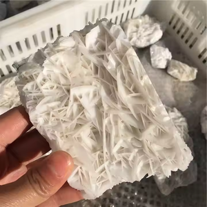 Naturale bianco rosa Calcite di pietra grezza minerale esemplari di cristallo grezzo a grappolo per artigianato decorativo - Product Image 5