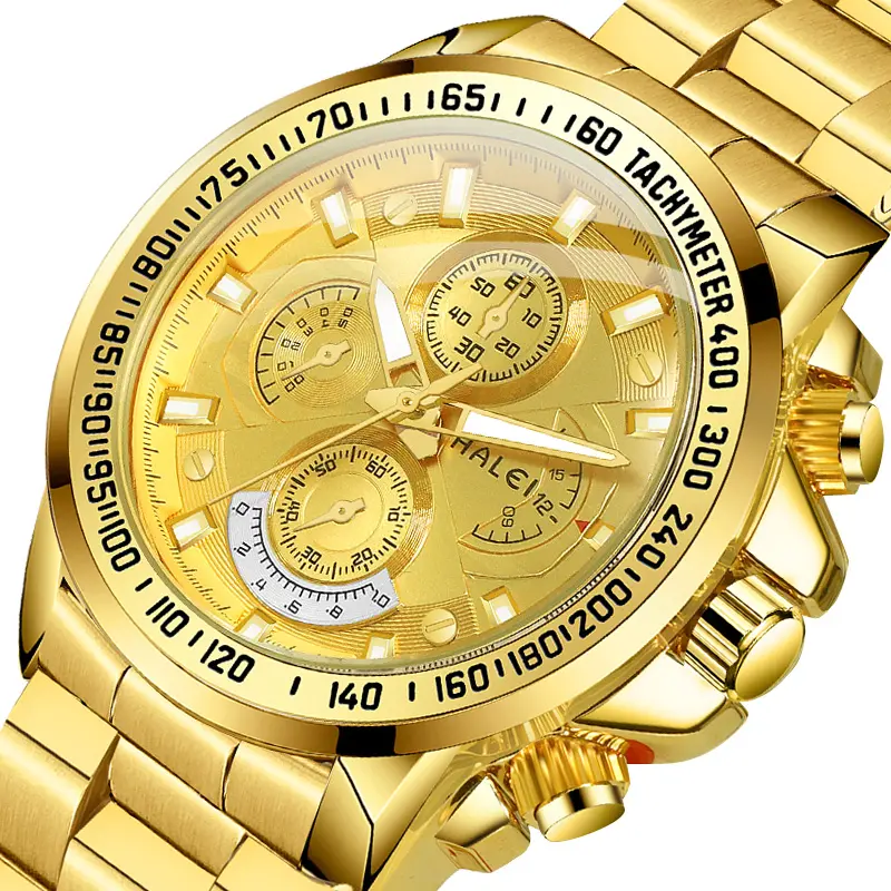 STAR timone 3042M 2022 orologio da polso economico con ciondolo new fashion Hip hop orologi cinturino in oro orologi da uomo al quarzo di lusso