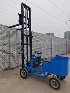 מלגזה חשמלית פשוטה 1 טון 0.5 טון קטנה להרמה הידראולית טיפול במחסן מלגזת ארבעה גלגלים תוצרת סין - Product Image 2