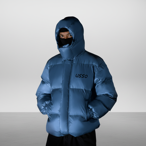 Piumino BINBEIER Antivento in Tessuto di Poliestere/Nylon da Uomo con Logo Personalizzato Giacca Invernale Impermeabile Piumini da Uomo Tinta Unita - Product Image 1