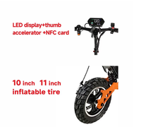 Fabrika Toptan Satışı 800W 48V 10-20Ah E-scooter 40km/s Hızlı Uzun Menzilli 2 Tekerlekli Katlanabilir Su Geçirmez Elektrikli Scooter Yetişkinler İçin