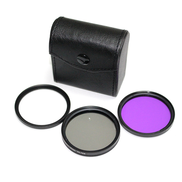 Wholesale China 72mm 77mm FLD Filter Kit With Bag UV CPL FLD Lens Filter Protector Professional Camera Accessories