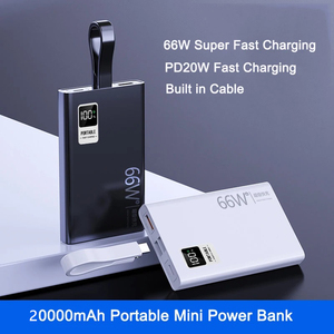 <span class=keywords><strong>Batterie</strong></span> <span class=keywords><strong>externe</strong></span> portable intelligente <span class=keywords><strong>compatible</strong></span> PD+QC 20W+22.5W, certifiée KC, 30000mah 20000mah, charge rapide, station d'alimentation multi-appareils - Product Image 2
