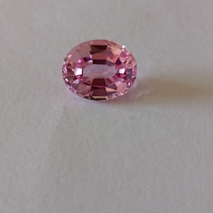 พลอยแซฟไฟร์สีชมพูทรงรีเพาะเลี้ยงในห้องปฏิบัติการ คุณภาพพรีเมียม สำหรับทำเครื่องประดับ งานฝีมือสำหรับเครื่องประดับชั้นดี - Product Image 1