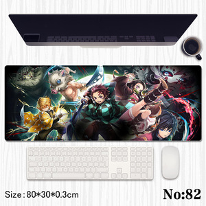 Alfombrillas de teclado personalizadas de 80*30*0,3 CM Demon Kamado Nezuko Kanroji Mitsuri Tanjirou Kochou <span class=keywords><strong>Shinobu</strong></span> Slayer alfombrillas de ratón para juegos de Anime - Product Image 2