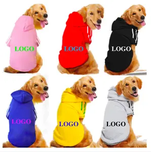 Promoción popular Logotipo de alta calidad XXX tamaño 5XL pequeño grande diseñadores perro ropa para Otoño Invierno