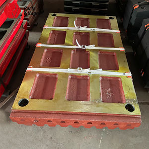 แผ่นกราม Mn18 Mn12 Mn13ชิ้นส่วนสำหรับเครื่องบดกราม PE อายุการใช้งานยาวนาน - Product Image 6