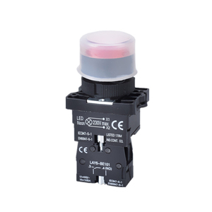 Interruptor de Botón de Plástico y Aluminio IP65 de 10A para Interfaz de Máquina de Entretenimiento, Carcasa de Plástico Duradera y Colorida - Product Image 1