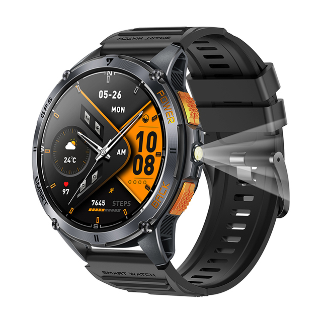 K67A Smart Watch 1.43inch Amoled Display Compass IP68 Waterproof Swimming Bracelets Fitness Tracker Outdoor GPS Sport Smartwatch