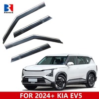 Accesorios de coche, visera de ventana de puerta de ventilación, Deflector de viento, viseras, protector de lluvia, VENTVISOR para KIA EV5 2024 2025