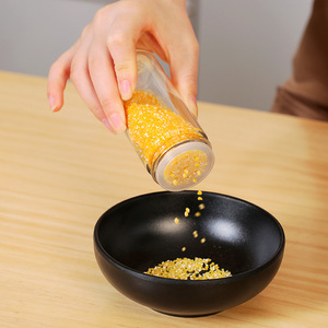 Nhà bếp Organizer 12 chai xoay thủy tinh gia vị giá gia vị container thép không gỉ đứng gia vị tháp gia vị <span class=keywords><strong>Jar</strong></span> <span class=keywords><strong>Set</strong></span> - Product Image 3