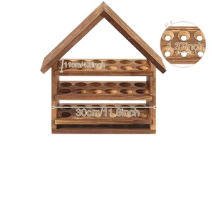 Estante de Almacenamiento de Huevos en Forma de Casa de Madera de 3 Niveles, Organizador de Huevos para Encimera de Cocina - Product Image 5