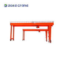 Grue portique à double poutre à cantilever robuste MG 32/5t pour chantier de préfabrication de béton