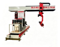 Robot de soudage à l'arc sans assistance humaine de type cantilever |   Station de soudage automatisée personnalisée, axes 7/8/9 en option