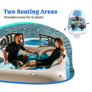 Bote Inflable de PVC para 6 Personas, de Lujo, para Entretenimiento, Ocio, Fiestas, Cruceros, Isla Flotante - Product Image 2