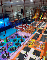 Équipement d'aire de jeux intérieure Soft Play Parc de trampoline Espace Parc d'attractions à thème Aire de jeux intérieure
