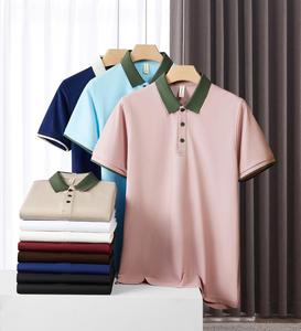 Su misura all'ingrosso di alta qualità logo ricamato da <span class=keywords><strong>uomo</strong></span> Plus Size traspirante manica corta in poliestere <span class=keywords><strong>Polo</strong></span> <span class=keywords><strong>con</strong></span> tasca - Product Image 4