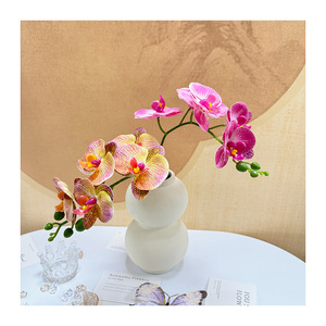 Venta caliente Meichang Pequeño 5 Mariposa Orquídeas Phalaenopsis Flores para la decoración del hogar - Product Image 1