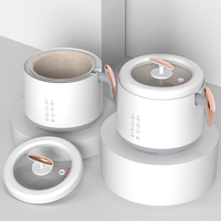 Olla a Presión Eléctrica HY de 1.6L, Multifuncional, para Cocinar Arroz y Guisos, con Microcomputadora, Tapa Abatible, Olla Arrocera Programable