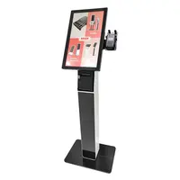 Touchscreen Queue Bank Restaurant Menu Hotel Self Service Ordering Kiosk Service with Card Reader Holder