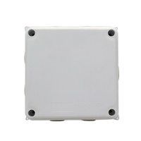 Boîtier de jonction électrique en PVC étanche pour caméra de sécurité extérieure 10x10x6,5 cm, support de montage en plastique pour accessoires de vidéosurveillance