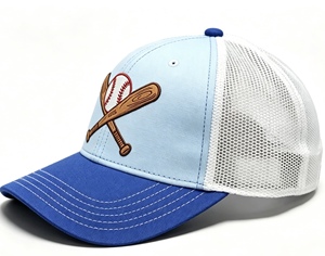 Custom 3D Embroidered Baseball <b>Cap</b> Breathable Mesh <b>Trucker</b> Hat <b>for</b> <b>Men</b> Women Baseball Logo Adjustable Snapback <b>for</b> Outdoor - Product Image 2