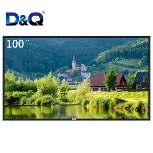 D&Q TV-100 Inch Advertising Digital Signage LED Screen with WiFi Smart TV