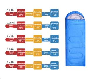 Sac de couchage enveloppe pour le camping transfrontalier, hiver, extérieur, adulte, épaissi, imperméable, voyage, alpinisme, anti-salissure, 700g - Product Image 4