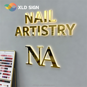 Letrero Luminoso para Tienda, Letrero LED con Letras Iluminadas para Paredes Decorativas de Salón, Áreas de Recepción de Spa y Decoración de Salón de Uñas - Product Image 2